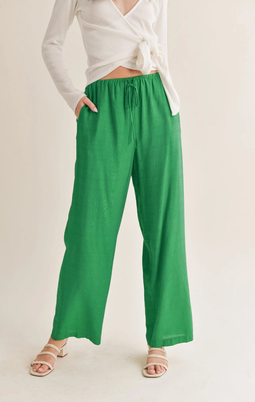 "GREEN PASTURES" PANTS