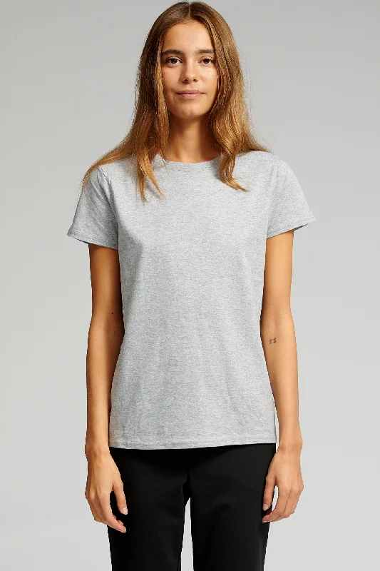 Basic T-shirt - Oxford Grå