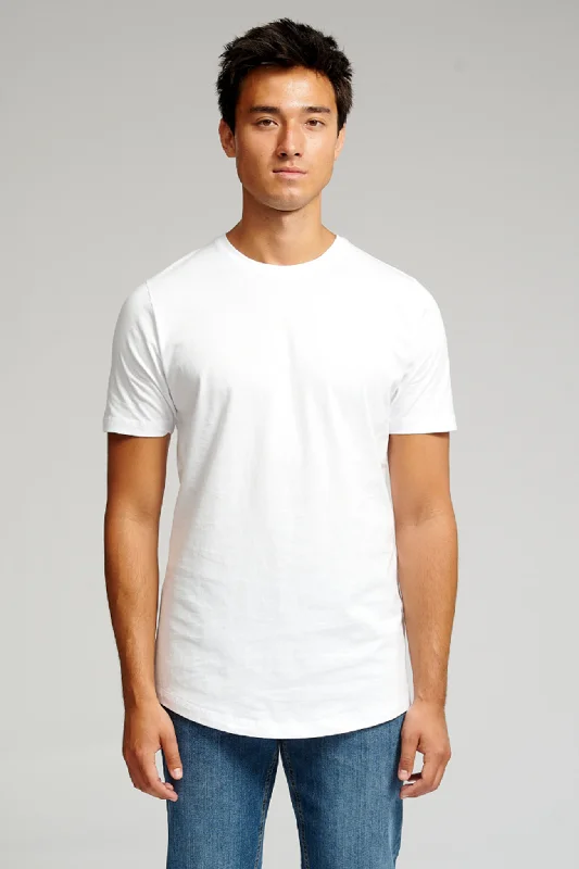 Long T-shirt - Hvid