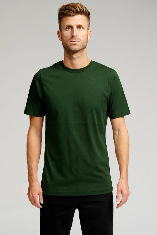 Basic T-shirt - Mørkegrøn