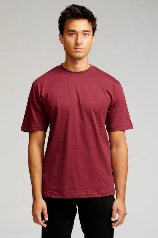 Oversized T-shirt - Bordeaux