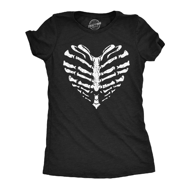 Skeleton Ribcage Heart Women's T Shirt