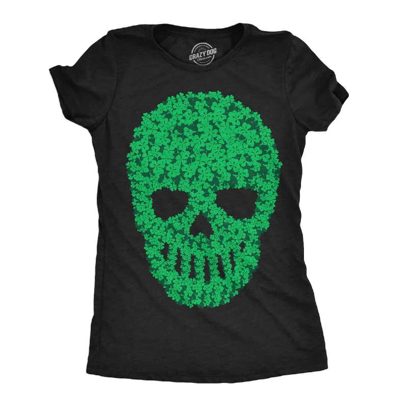 Skull Of Clovers Women's T Shirt