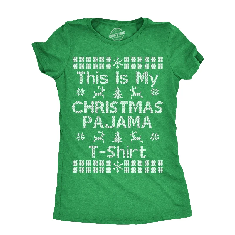 This Is My Christmas Pajama T Shirt Women's T Shirt