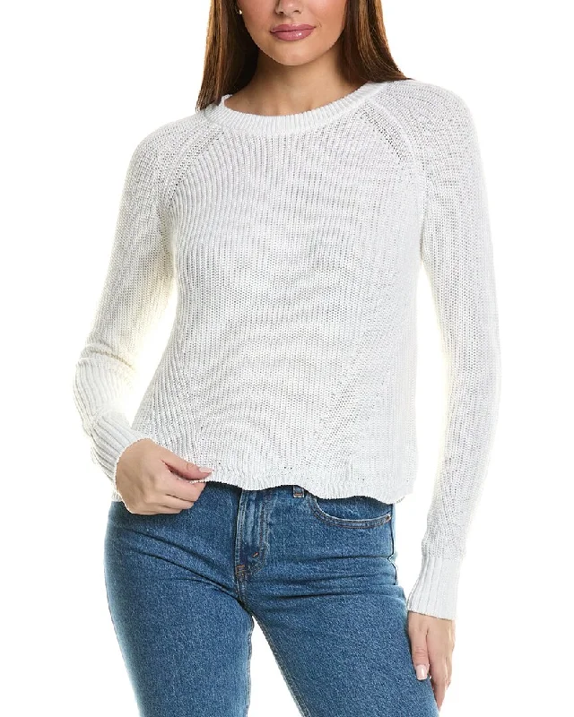 Autumn Cashmere Scalloped Sweater