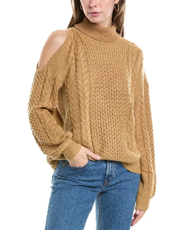 Avantlook Flare Sleeve Wool-Blend Sweater