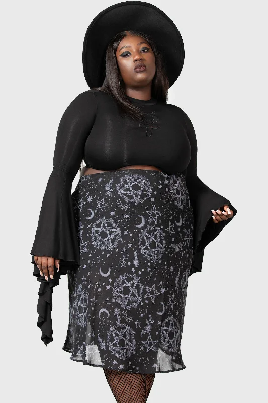 Luella Bias Midi Skirt [PLUS]