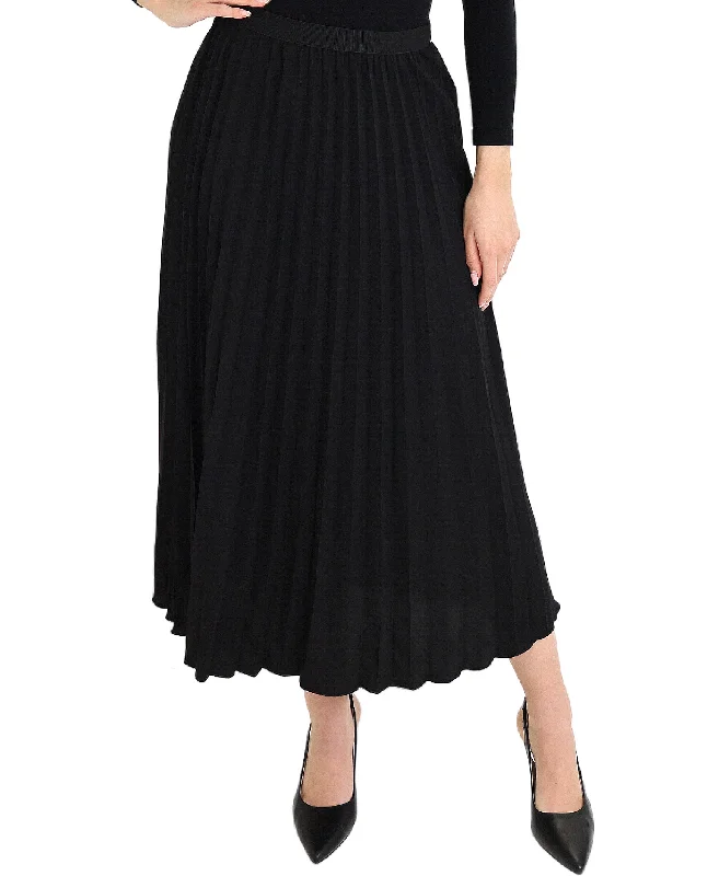 Pleated Midi Skirt