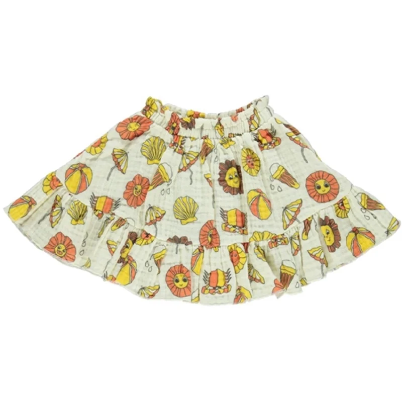 Småfolk Cream Summer Vacation Skirt