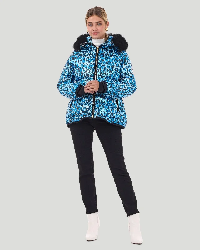 Apres-Ski Jacket with Detachable Fox Hood Trim