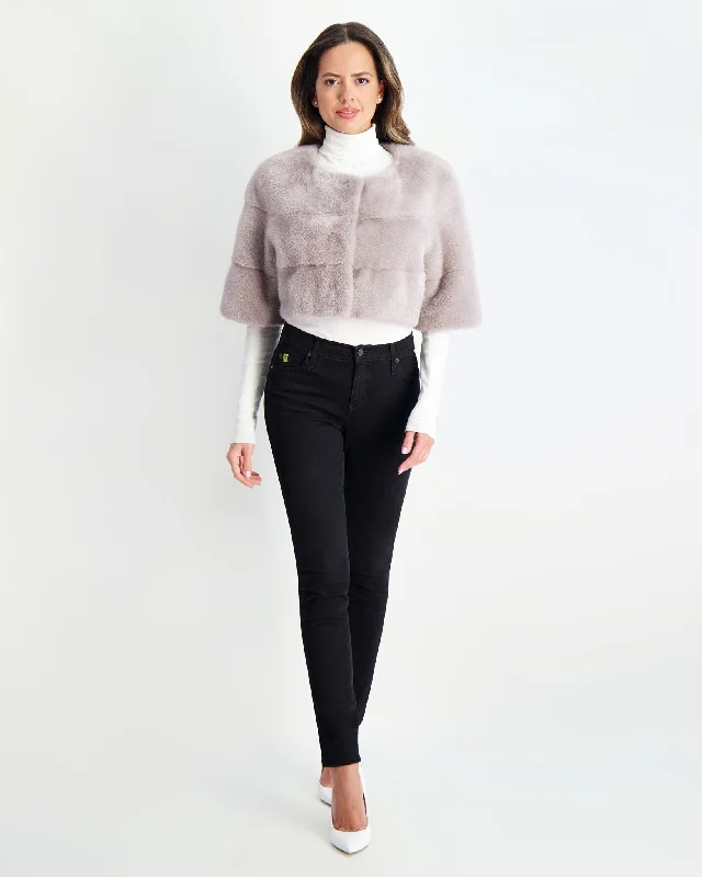 Mink Collarless Bolero