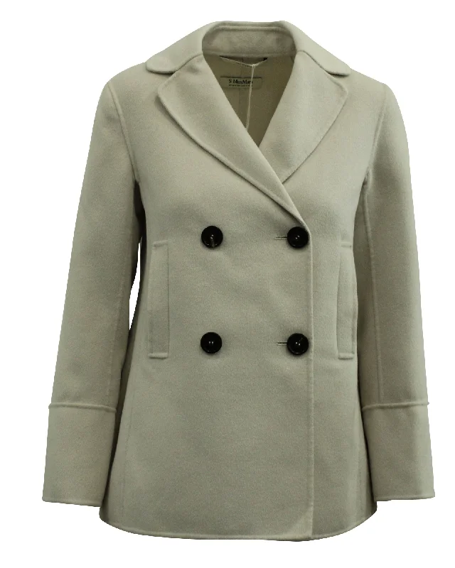 'S Max Mara Dea Jacket in White Wool