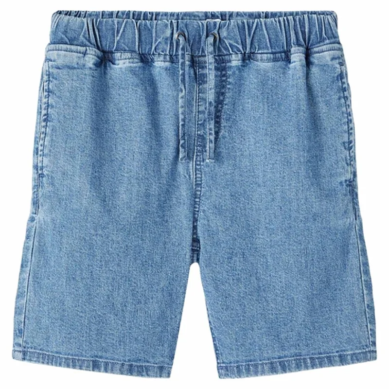 Name it Dark Blue Denim Ben Jogger Denim Shorts