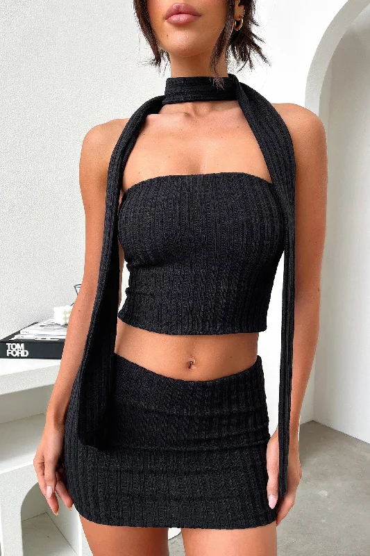 Mariana Crop - Black